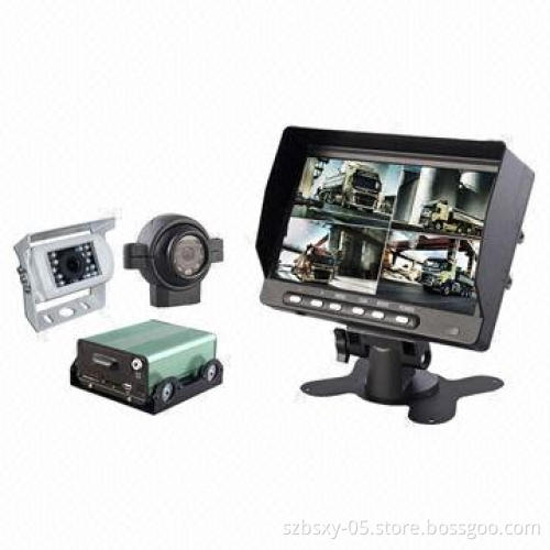 Car Mobile DVR Recorder System with Digital Car Monitor and Heavy-duty Camera for Bus